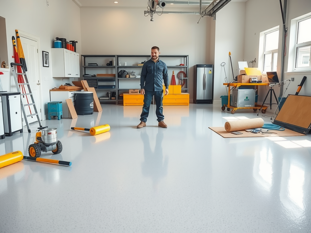 Garage Epoxy Flooring Abilene Expert Installation For Homes And Businesses }